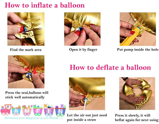 4164 Welcome Foil Ballons