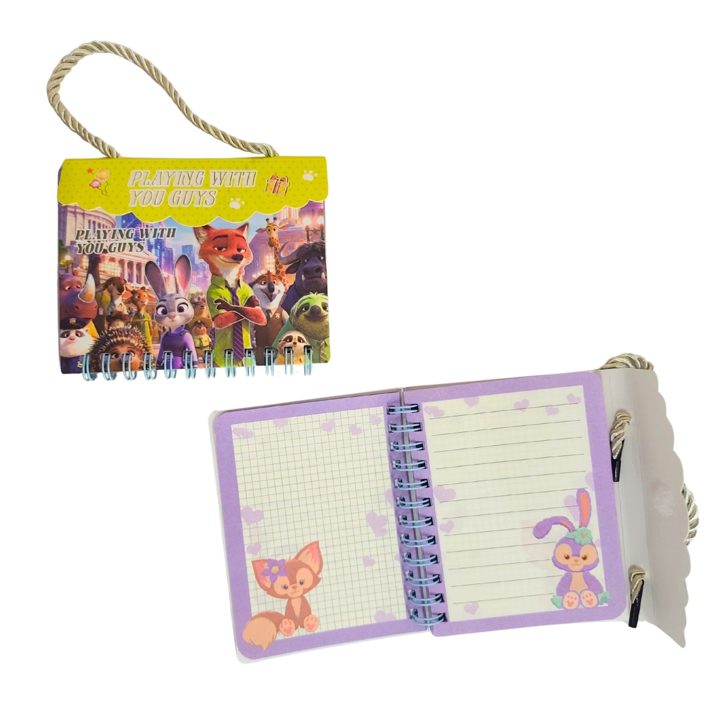 WZ-010 Colorful Cartoon Notes Book {Random Design}