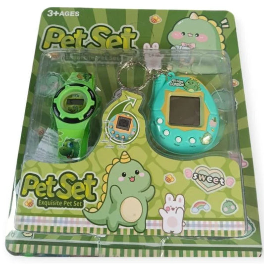 20094 Digital Watch and Keychain For Boys & Girls for Kids (Random Design)