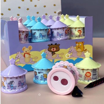 20513 Merry - Go Round Carousel Dual Pencil Sharpener milticolor