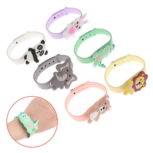 20189 Bracelet hand band Child cartoon Panda Elephant Lion (Random Animals)