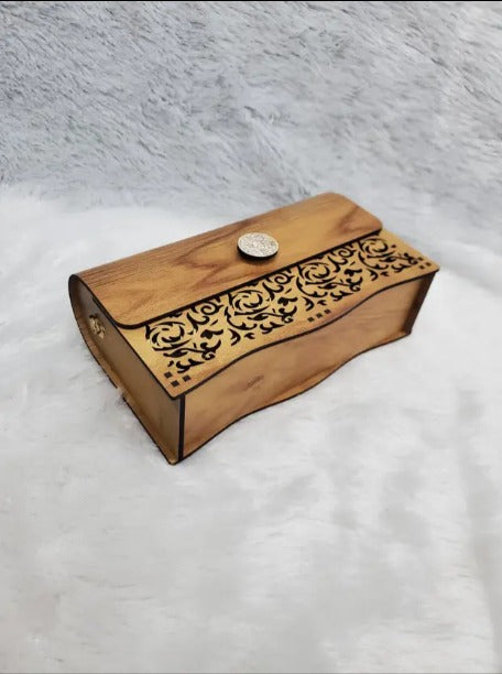 20031 Handcrafted wooden purse for women