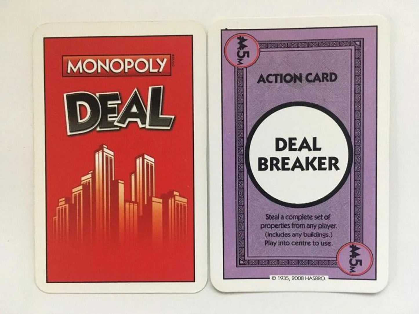 5251 Deal Card Game for Kids and Family, Monopoly Playing Card Game, Travel Card Game