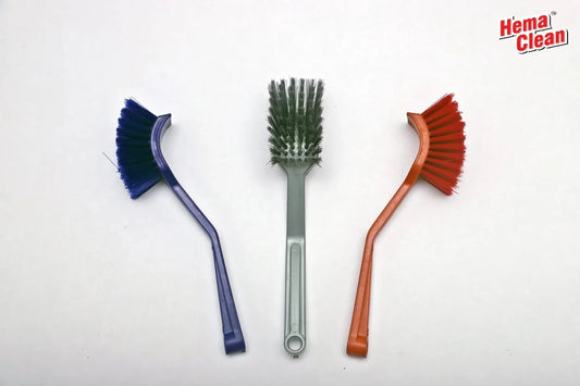 11204 Plastic Wash Basin/Toilet Seat Cleaning Brush {Multicolor}