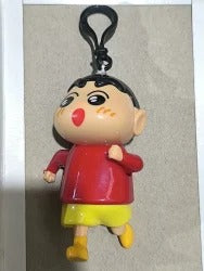 11322 Red Shinchan Race-Ready Pull String Keychain