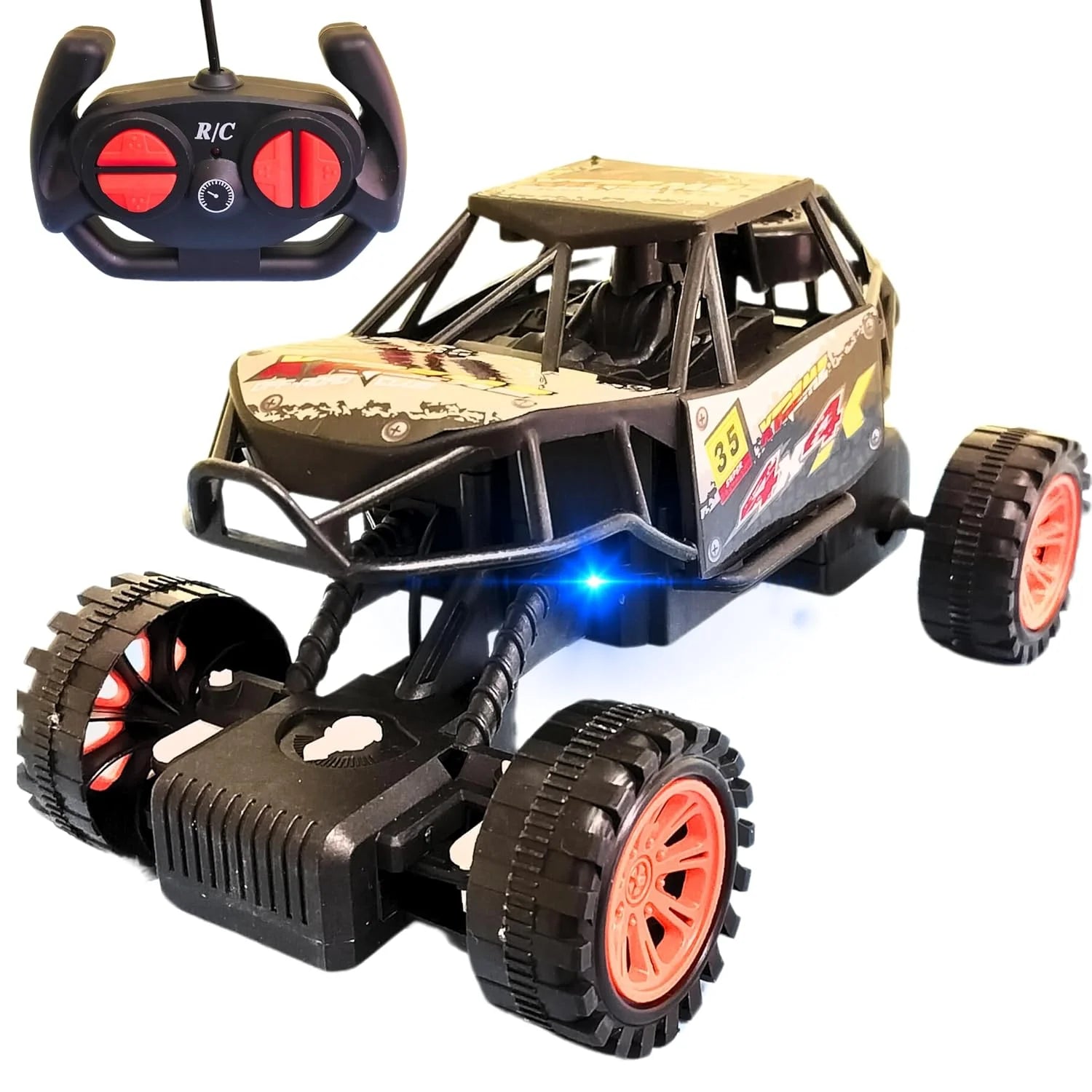 183A Rc Car 4X4 Offroad High Speed, Monster Truck Remote Control Car for Kids and Adults (21 Cm)