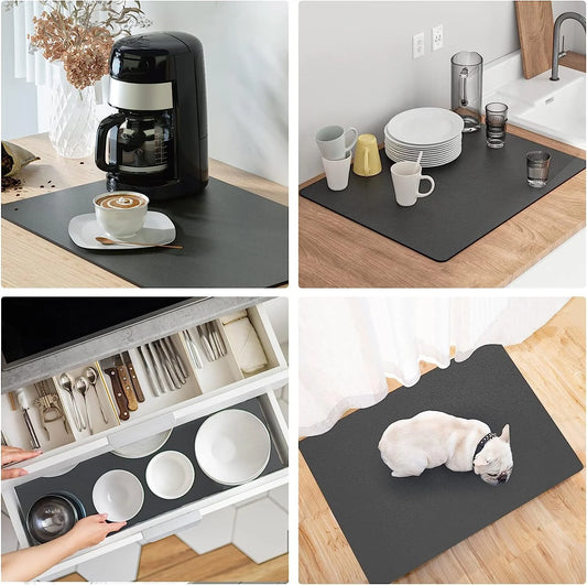 10525 Heavy Dish Drying Mat for Kitchen Water Absorbing mat for Kitchen item