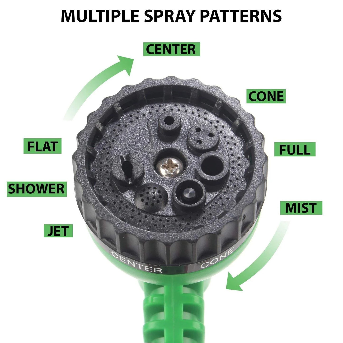 10335 7 Mode High Pressure Water Spray Gun with Hose Nozzle for Gardening, Car Bike Washing & Watering Plants with Perfect Water Spray & Flow Control