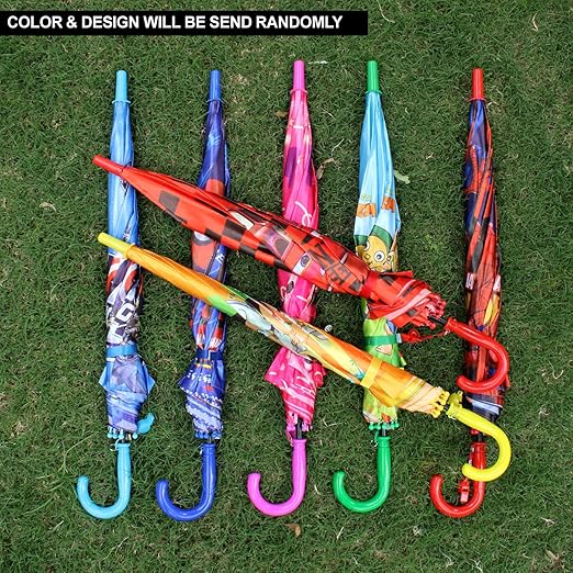 20314 Cartoon Rain Umbrella/Sun Protection Rain Umbrella For Kids Boys And Girls {Random Design}
