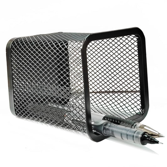 010512 Pen holder Iron art hollowed out desktop storage bucket simple student stationery