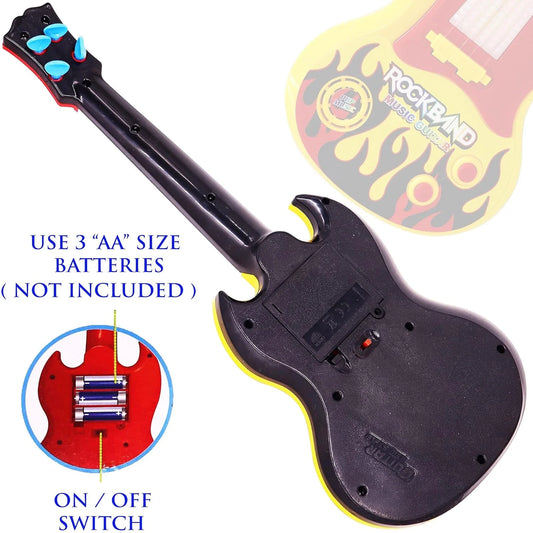 919-A2 Rockband Music and Lights Guitars Toys