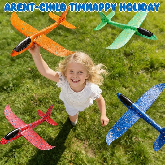 21056 Aeroplane toy, Foam aeroplane for children toy | For outdoor flyers, planes airplane throwing gliders, children's day gifts, boy girl birthday gifts