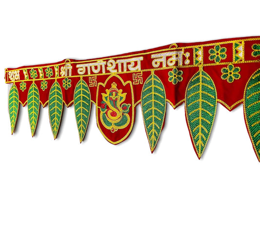 20421 Ganeshay Toran Traditional Door Hanging for Main Door/Wall Hanging Home Decor