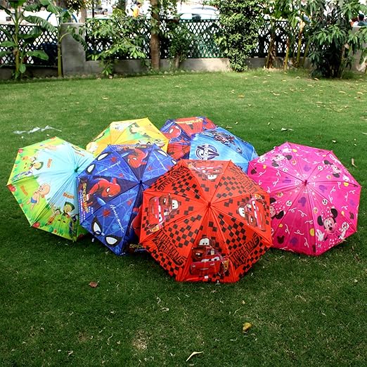 20314 Cartoon Rain Umbrella/Sun Protection Rain Umbrella For Kids Boys And Girls {Random Design}