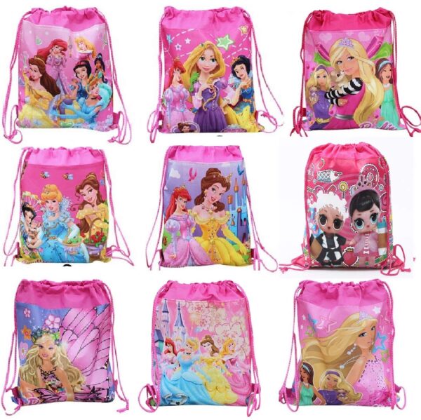 2104 Cartoon Printed Dori Bag for Girls