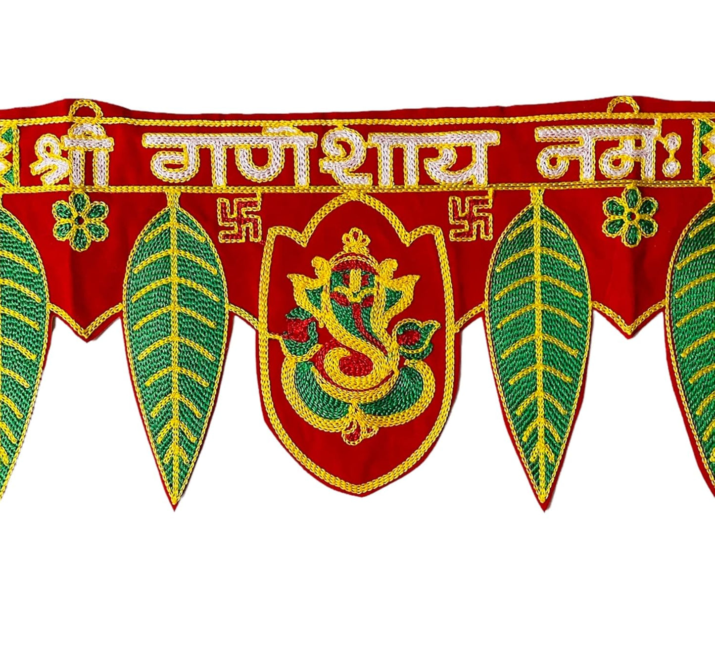 20421 Ganeshay Toran Traditional Door Hanging for Main Door/Wall Hanging Home Decor