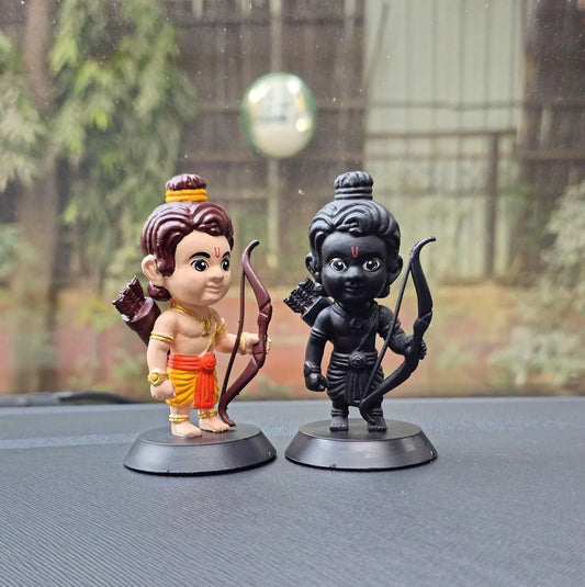 5003 Lord Shree RAM Ji Idol for Car Dashboard, Office Table,Home Decor| Little Dhanush Teer Kaman Figurin