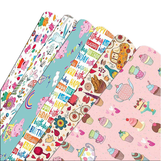 21159 Gift Wrapping Paper Sheet - Gift Paper - Gift Wrap Roll - Gift Cover Rapping Paper - Gift Wrapper - Gift Packing Material, Multicolor