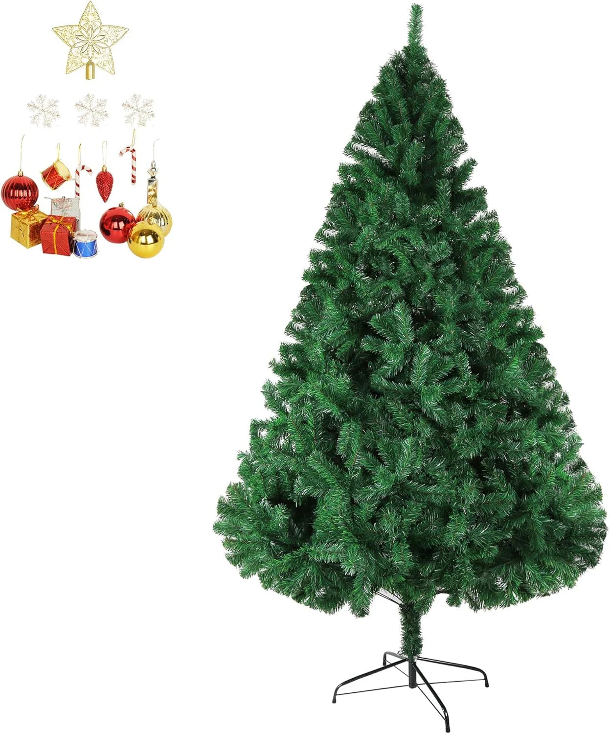7090 Green Classic Pine Christmas Tree Artificial 1.5 Feet