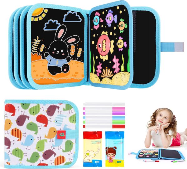 10313 Erasable Drawing Pad, Drawing book for Kids