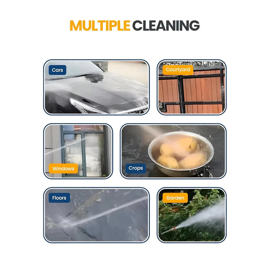 10140 Wireless High Pressure Car Washer& Car Cleaning 48v Rechargeable Electric Pressure Washer Gun Machine Tool for Car & dual battery