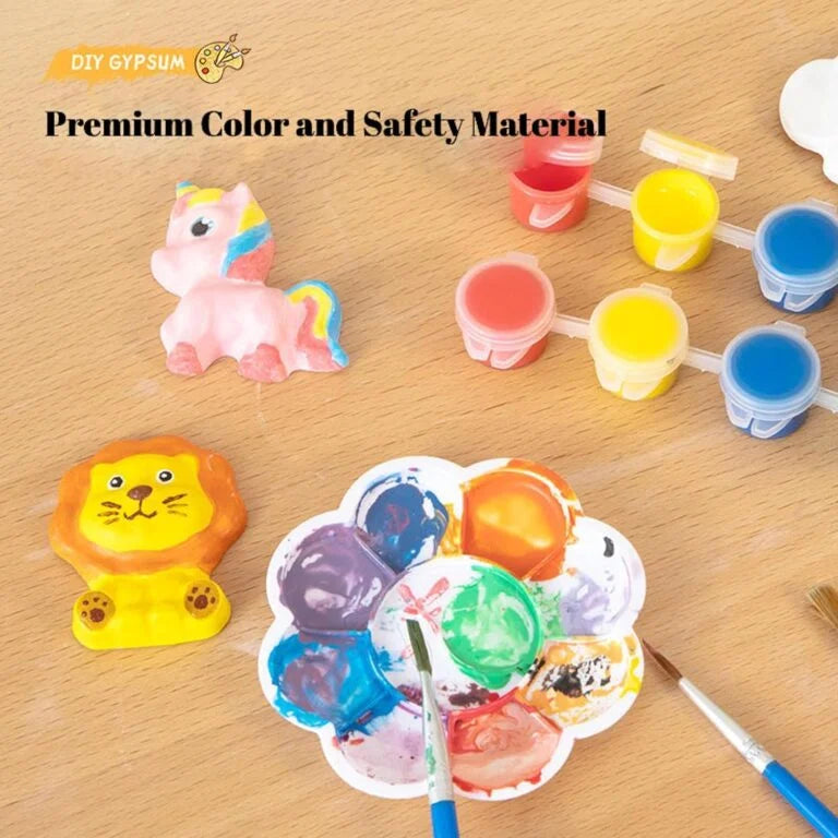 S138 Mould & Paint Arts Set DIY Painting Kit, Random Series Paint Craft Arts and Crafts for Kids