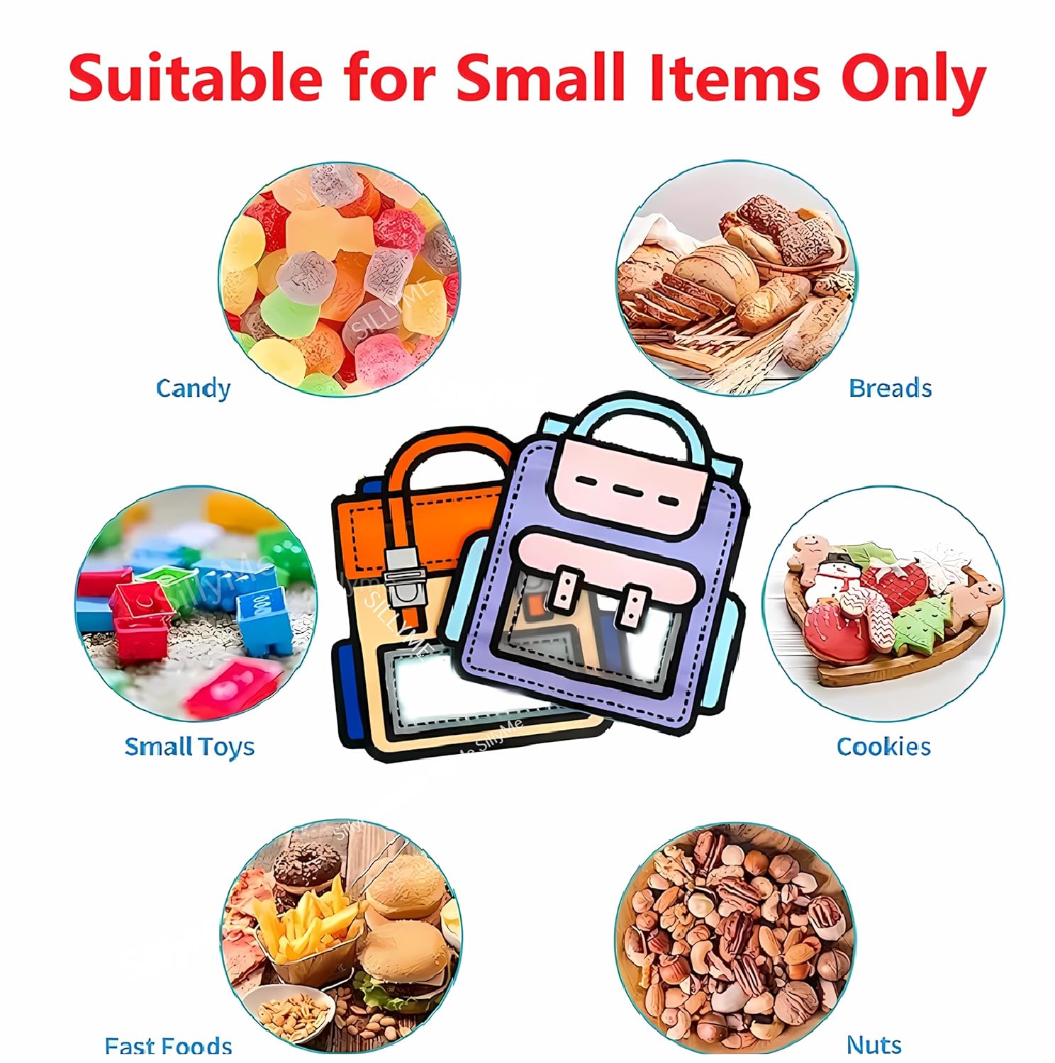 20524 Small Return Gift bags birthday party for kids - Goodies bag filler chocolate stationery cookie, For Return Gifts, Small - Hand Bag For Kids - Birthday Return Gifts For Kids -Plastic