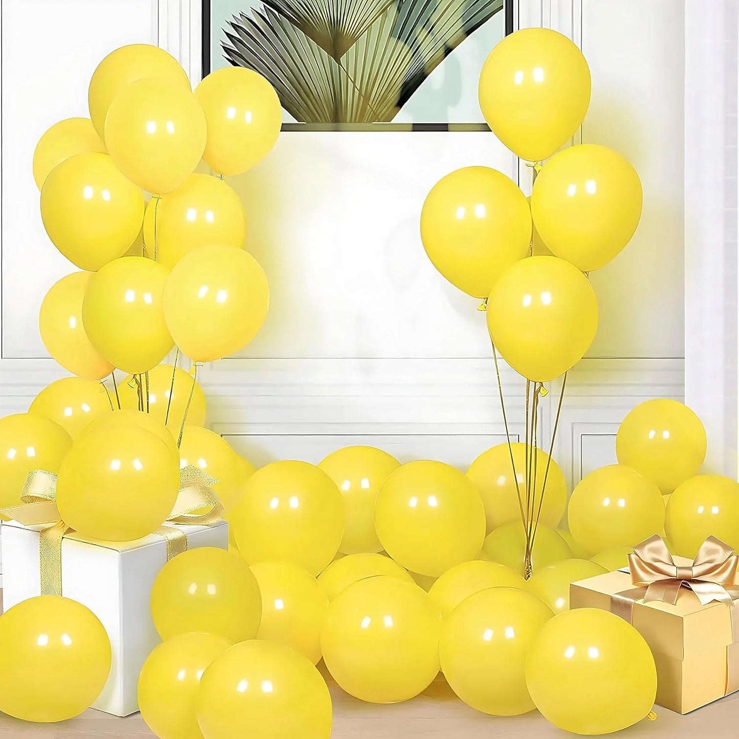 30277(100pcs) yellow Rubek balloons