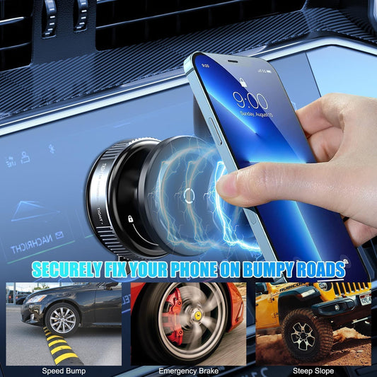 K009 Vaccum Magnetic Phones Holder 360°, Magnetic Car Phone Mount, Hands-Free Suction Cup Phones Holde