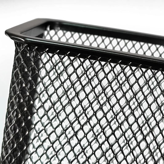 010512 Pen holder Iron art hollowed out desktop storage bucket simple student stationery