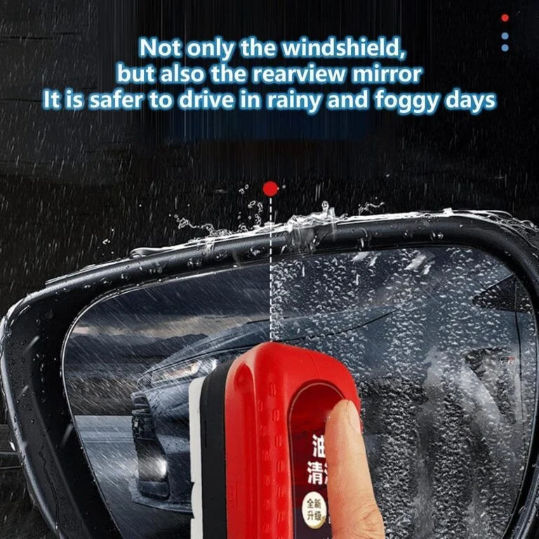 10516 Automotive Oil Film Cleaning Brush, Glass Cleaning Board, Car Glass Oil Film Removal Cleaner