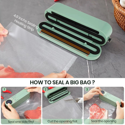 11264 Vacuum Sealer Machine for Packing 3-in-1 Cordless Portable Packaging Machine (Vacuum Sealer Machine)