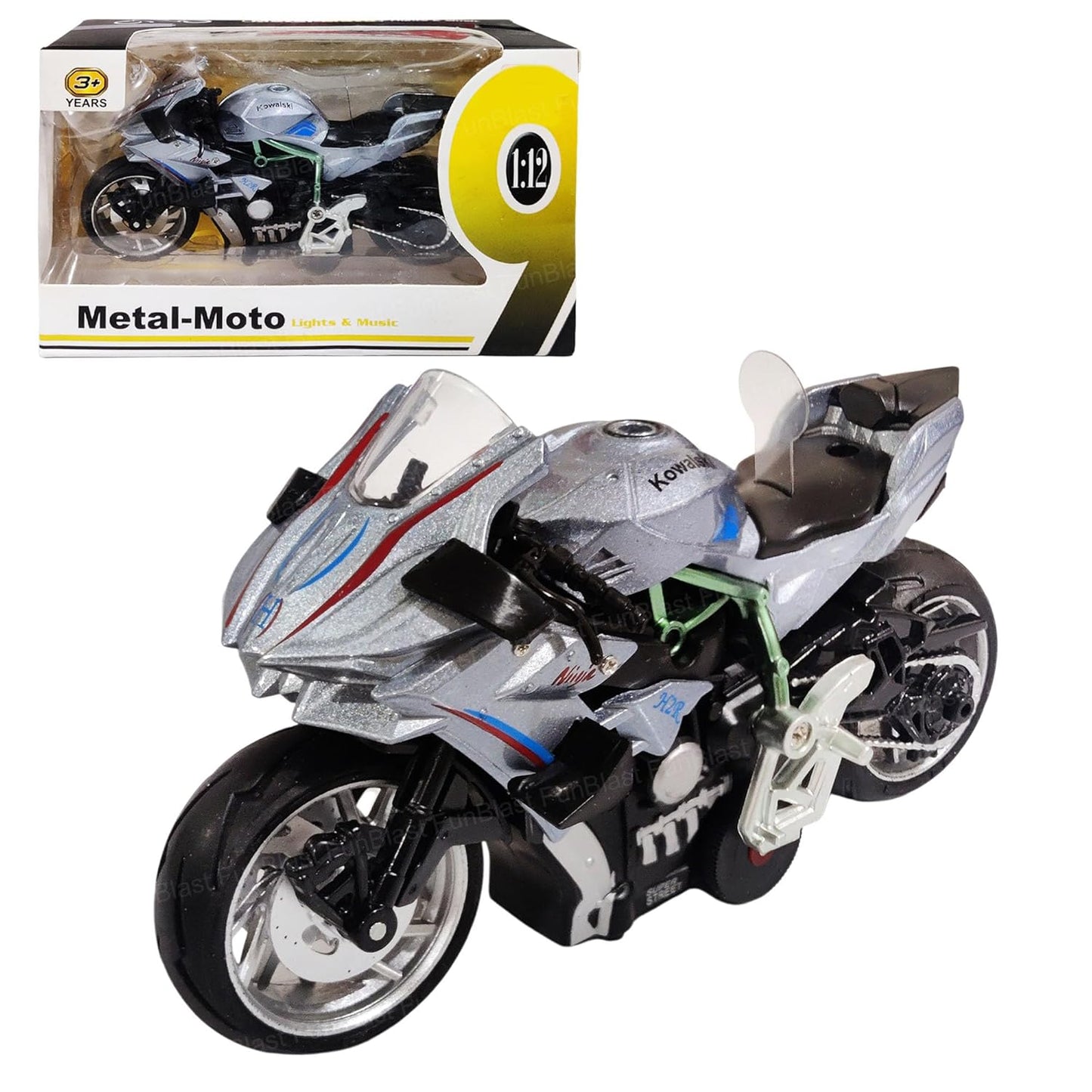 LMI-2045 Die-Cast Sports Bike Toy for Kids – Motorcycle Toy, Friction Power Metal Bike with Light and Sound Effects, Alloy Vehicles Toys for Boys {Multi Colour}