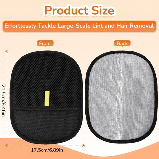 20768 Hair Removal Gloves for Cats Dogs Reusable Pet Hair Remover Tool Mitt for Clothing Furniture Couch Carpets and Car Seats