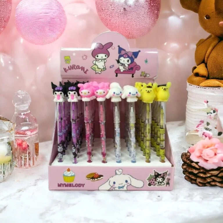 3052 (12pcs)Dhakka Pencil For Kids Cartoon