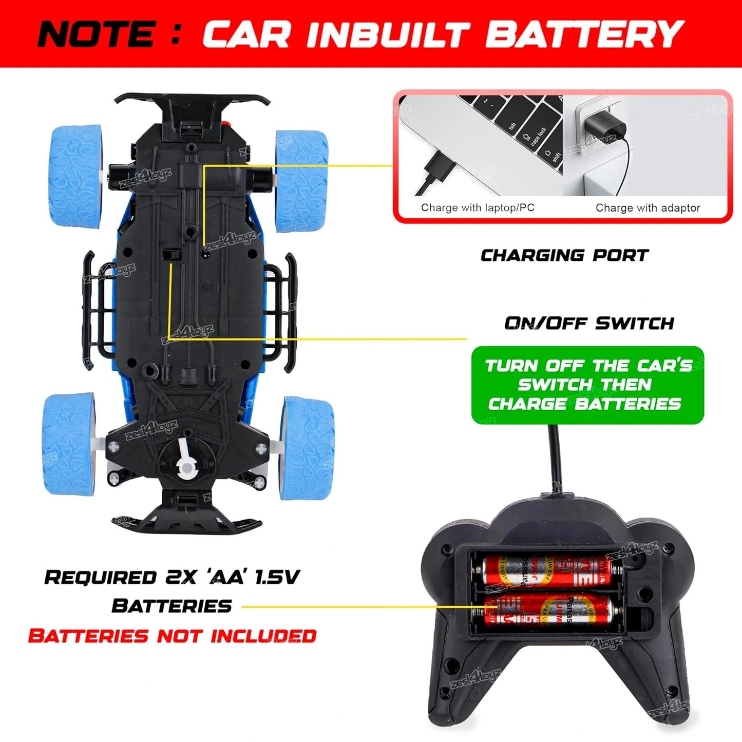 9090 Climbing Spray smoke Rechargeable Car