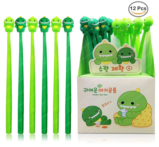 7241 Silicone Shake Gel Pen – Silicone Gel Pen for Smooth Writing with Cute Cartoon Topper