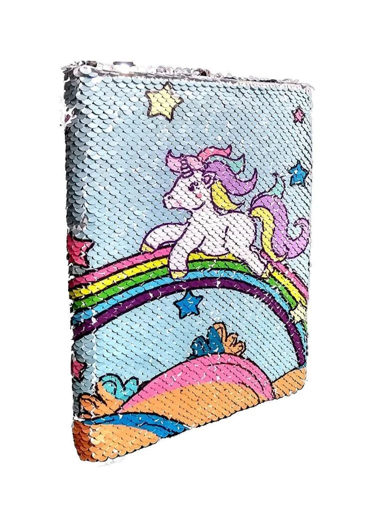 5071 Stylish Colourful Sequins Magic Diary (Multicolour)