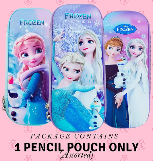 11345 3D Frozen Elsa Pencil Pouch for Girls