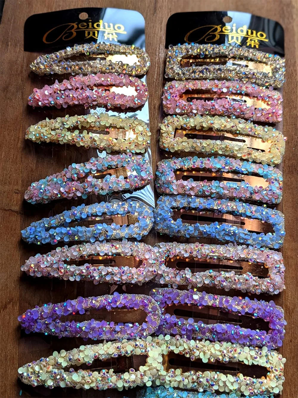 7028 (10 pcs) Lady Hair Accessories Girls Fashion Hair Clips (1 pkts)