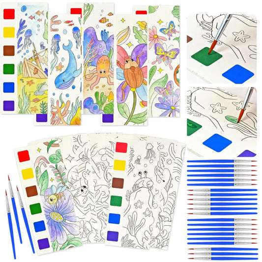 8522 12 pages per book water colouring book