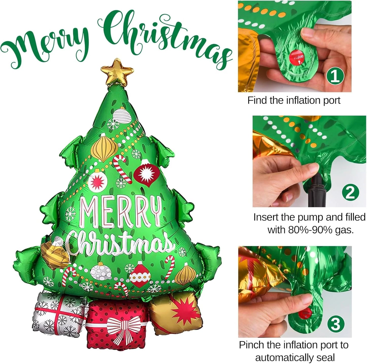 8063 Christmas Tree Foil Balloon Christmas Decoration
