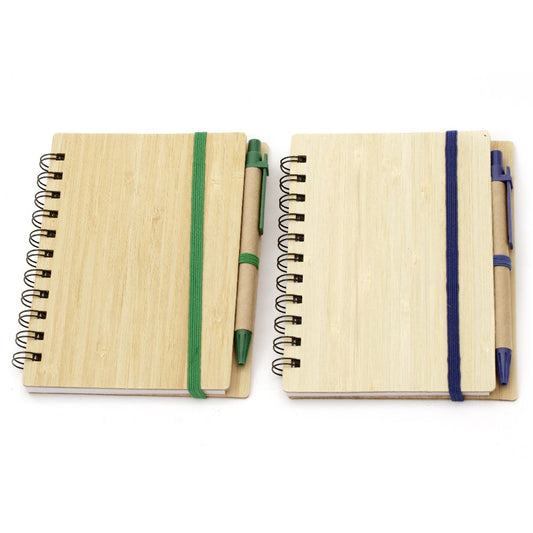 3291 THE SHOPPE Diary and Pen + Black Pen Free (15 Designs and Color Options) (Wooden, Multicolor)