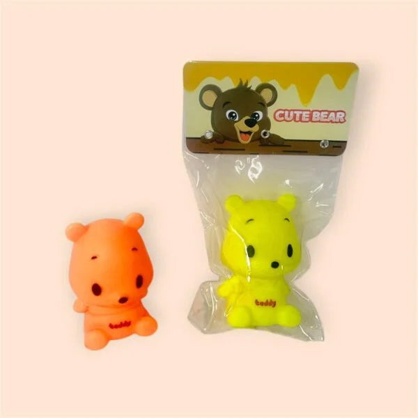 11100 Water Bath Tub Chu Chu Sound Animal Shape Squeeze Toy for Kids {Random Caracter}