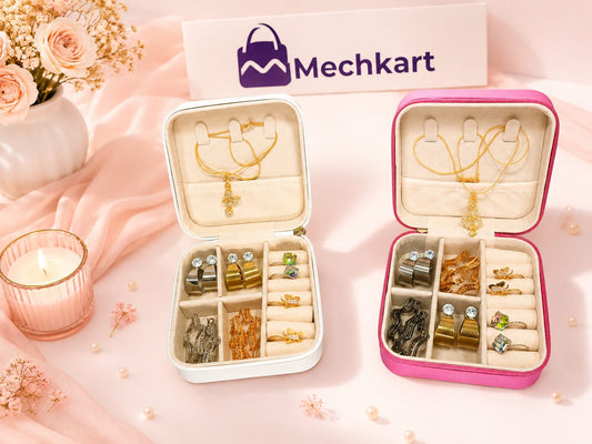20978 Jewellery Organizer Box with 1 Pendant & 6 Pairs of Earrings (random)