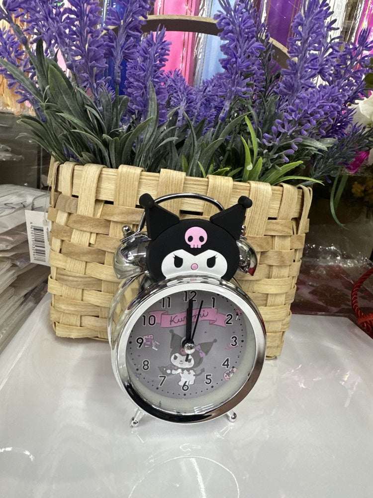 2371 Twin Bell Analog Table Alarm Clock with Backlight for Heavy Sleepers Alarm Clock for Students Funny Cute Cartoon  Shape Alarm Clock for Girls Kids Boys