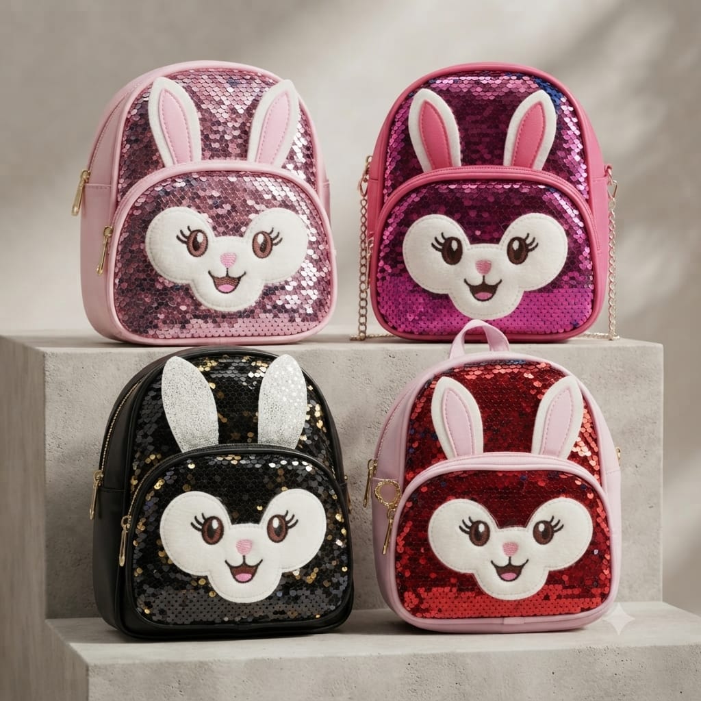 20782 Girls Bling Sequin Mini Backpack || 3-6 Years Old Sequin Backpacks for Girls Glitter Daypack Small Bag Backpack Crossbody Shoulder Bag for Kids girls {Multicolor} Size=20*17*8 Cm