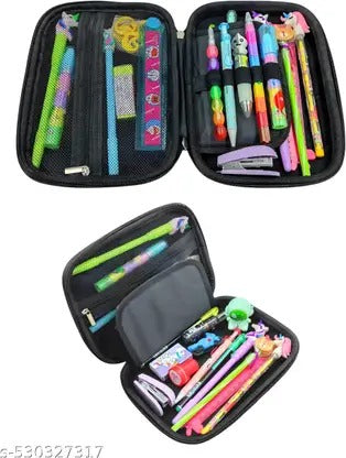 10558 Anime Dragon Ball Z Pencil Case | Premium Zipper Pouch for Boys & Girls Art EVA Pencil Box {Random Design}