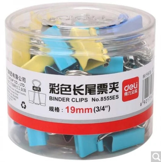 805 {40 Pieces} Office Supplies Clips Metal Multifunctional For Paper Files Essay 19Mm | Office | Office Supplies | Desk Accessories |