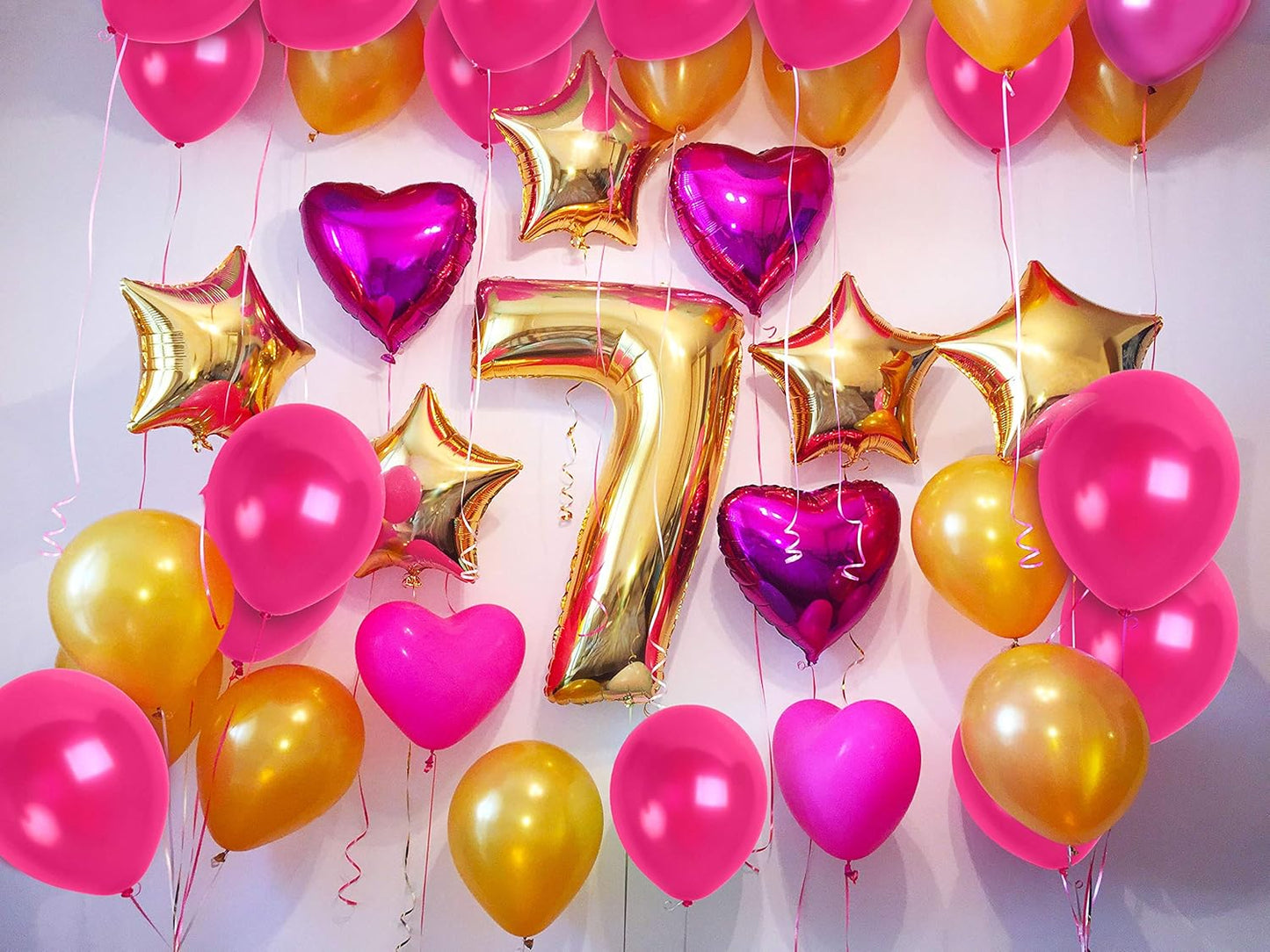 20455 (50 Pcs) Dark Pink Metallic Balloons